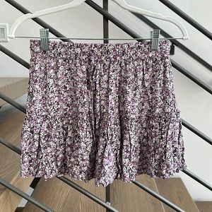 Floral skort